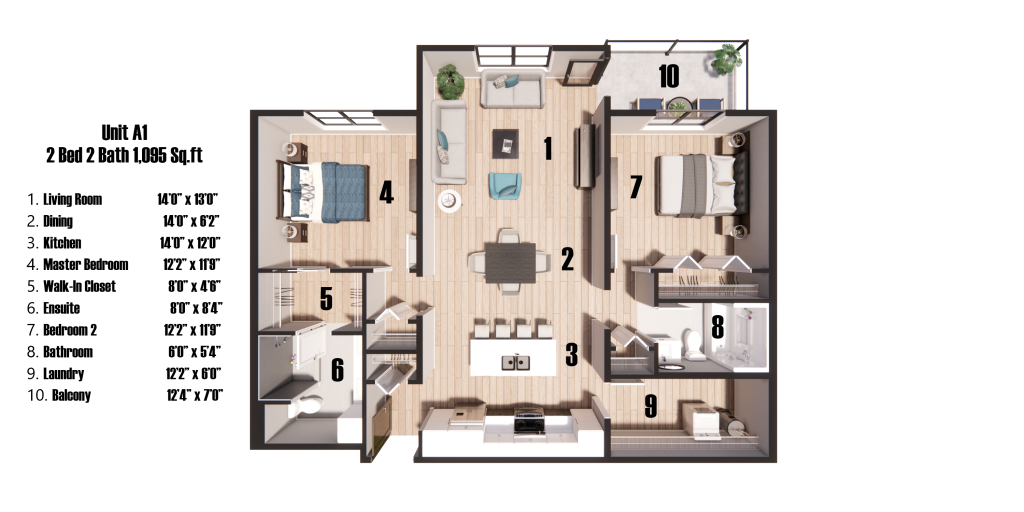 Apartment A1 Quinn Court