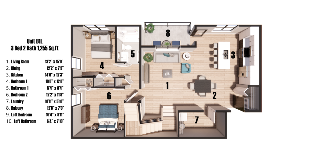 Unit B1L Quinn Court Apartment Building
