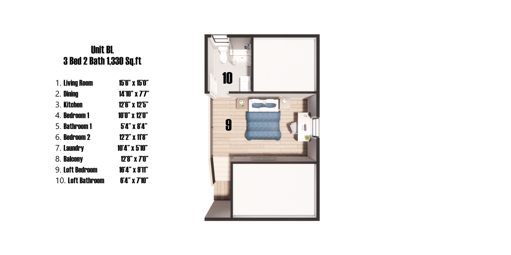 BL LOFT Quinn Court Apartment